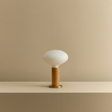 Tala Knuckle Table Lamp in Oak Oval Dim to Warm