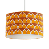 Shadowbright Orange and Yellow Geometric Arches Design Lampshade
