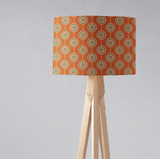 Shadowbright Orange Retro Circles Design Ceiling or Table Lampshade
