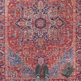 Oriental Amata Rug Red Colour by The Rugs