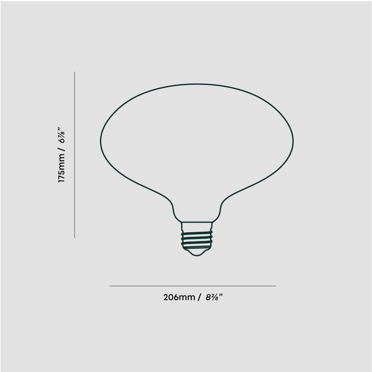 Tala Oval II Plug In Pendant - Graphite