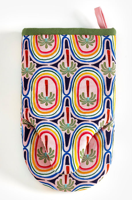 Eleanor Bowmer Palm Tree Single Oven Glove - 100% cotton