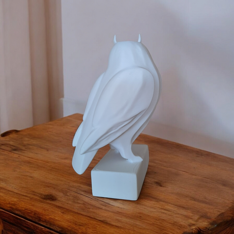 Filamora Studios Minimalist Owl Sculpture
