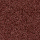 Washable Ox Red Shaggy Rug