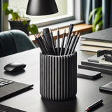 Filamora Studios Ribbed Pen Holder Desk Organiser