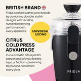 Fridja F800 Automatic Citrus Juicer - One‑Touch Juice Extractor