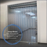 Nicoman PVC Strip Curtain Rolls - 10m, 20m, 50m