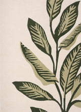 The Rugs Paradise Leaf Hand‑Tufted Wool Rug Cream & Green
