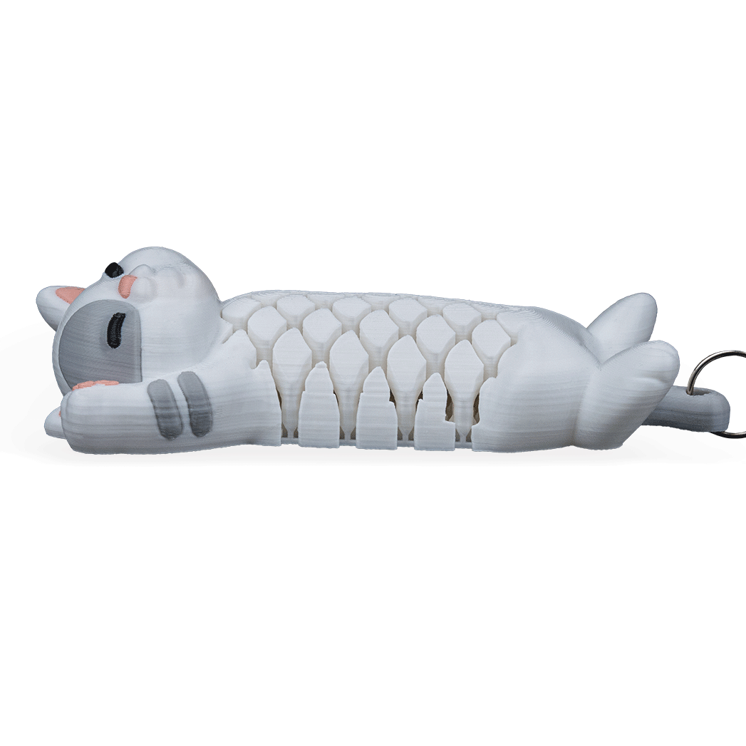 Filamora Studios Pat The Cat Keychain Flexi Fidget Toy