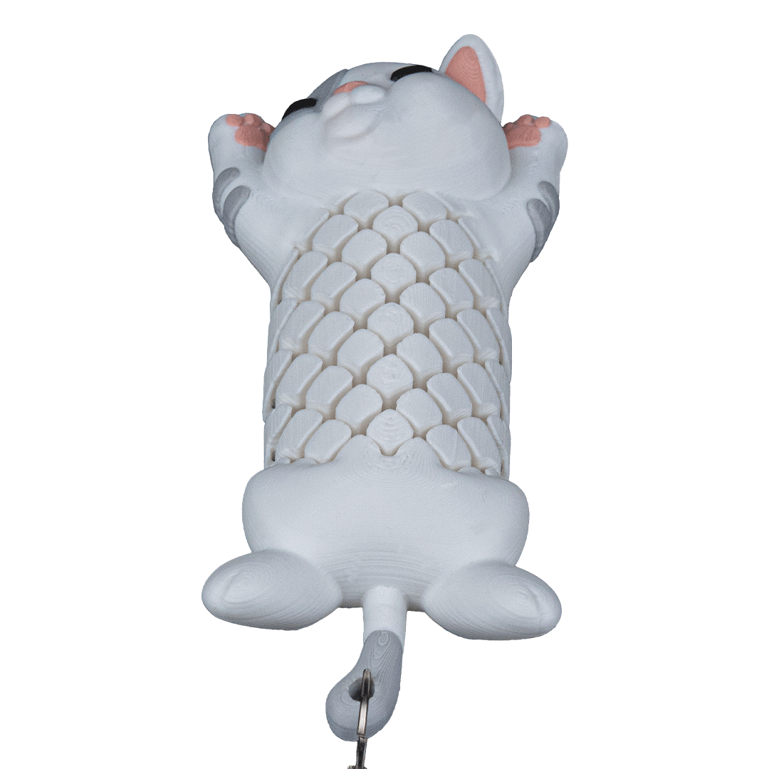 Filamora Studios Pat The Cat Keychain Flexi Fidget Toy