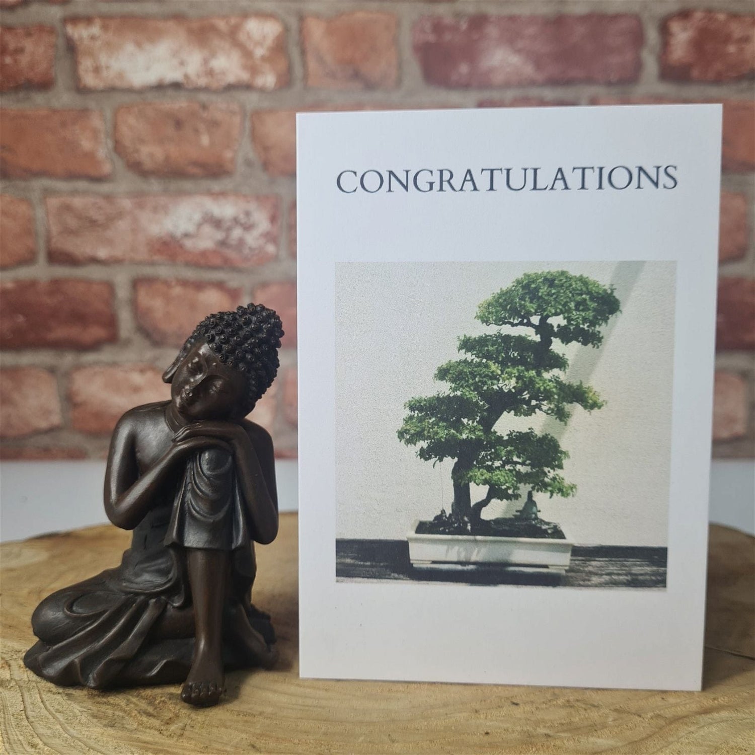 Yorkshire Bonsai Personalised Congratulations Greeting Card Message