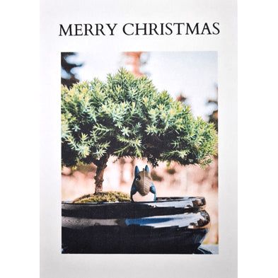 Yorkshire Bonsai Personalised Merry Christmas Greeting Card