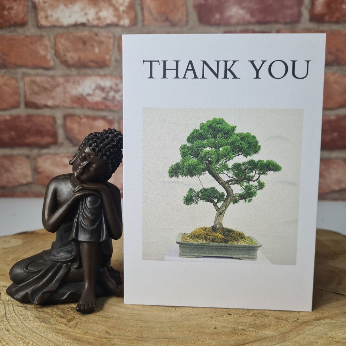 Yorkshire Bonsai Personalised Thank You Greeting Card Gift