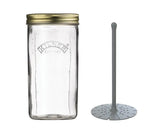 Kilner Glass Pickle Jar with Silicone Coated Lifter