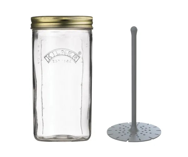 Kilner Glass Pickle Jar with Silicone Coated Lifter