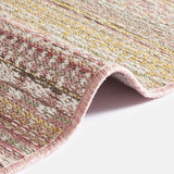 Indoor Outdoor Rug Pine Boho Stripe Design by The Rugs