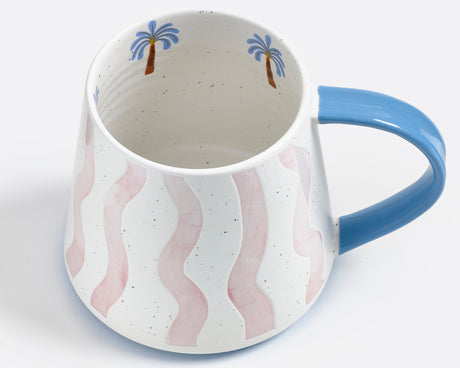 Eleanor Bowmer Pink Wave Mug