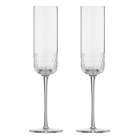 Ravenhead Pisa Champagne Flute Glasses, Set of 2, 23cl