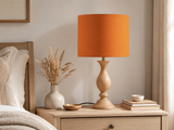 Shadowbright Plain Burnt Orange Lampshade, Ceiling or Table