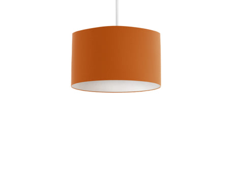 Shadowbright Plain Burnt Orange Lampshade, Ceiling or Table