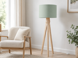 Shadowbright Plain Sage Green Lampshade, Ceiling  or Table Lamp Shade