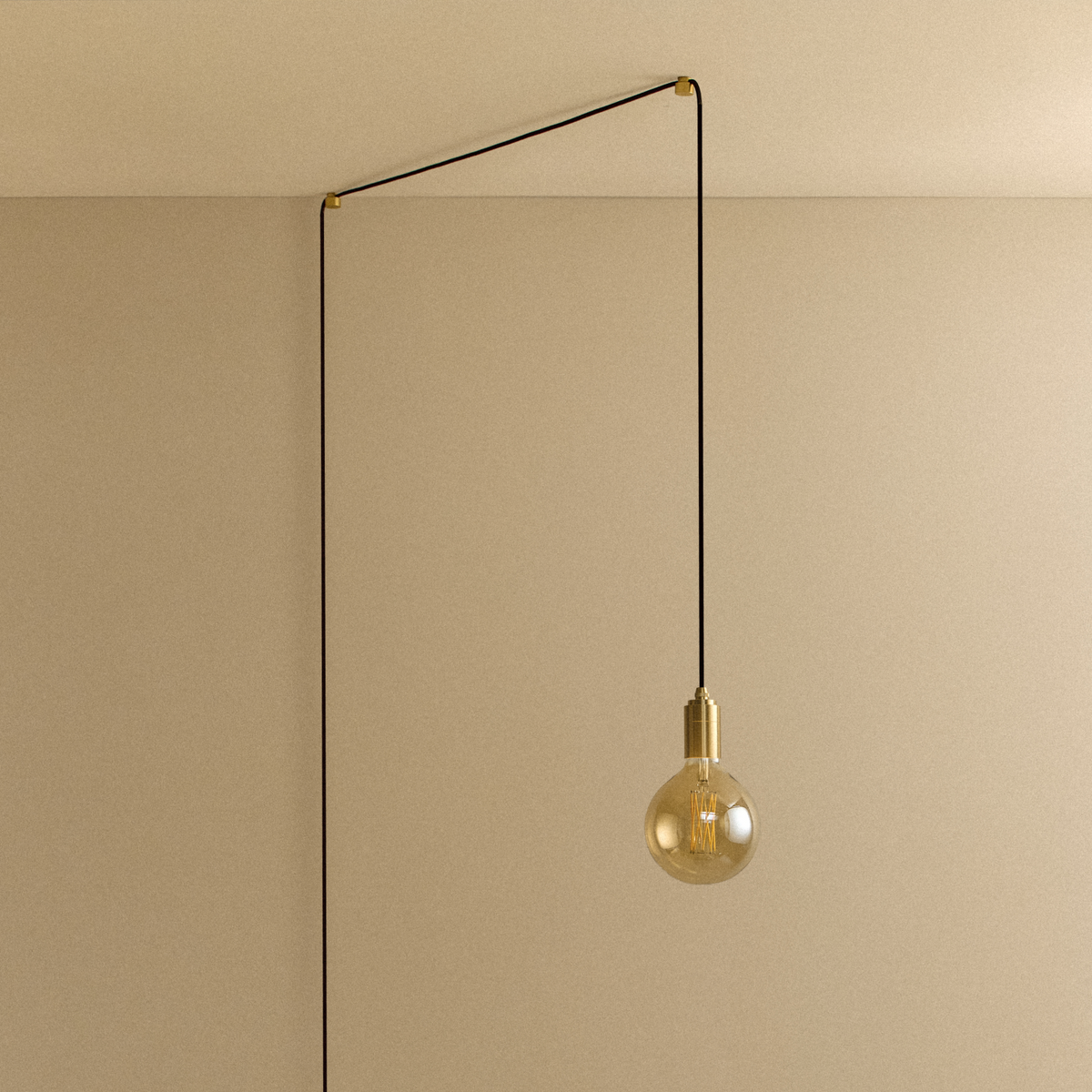 Tala Gaia Plug-In Pendant in Brass