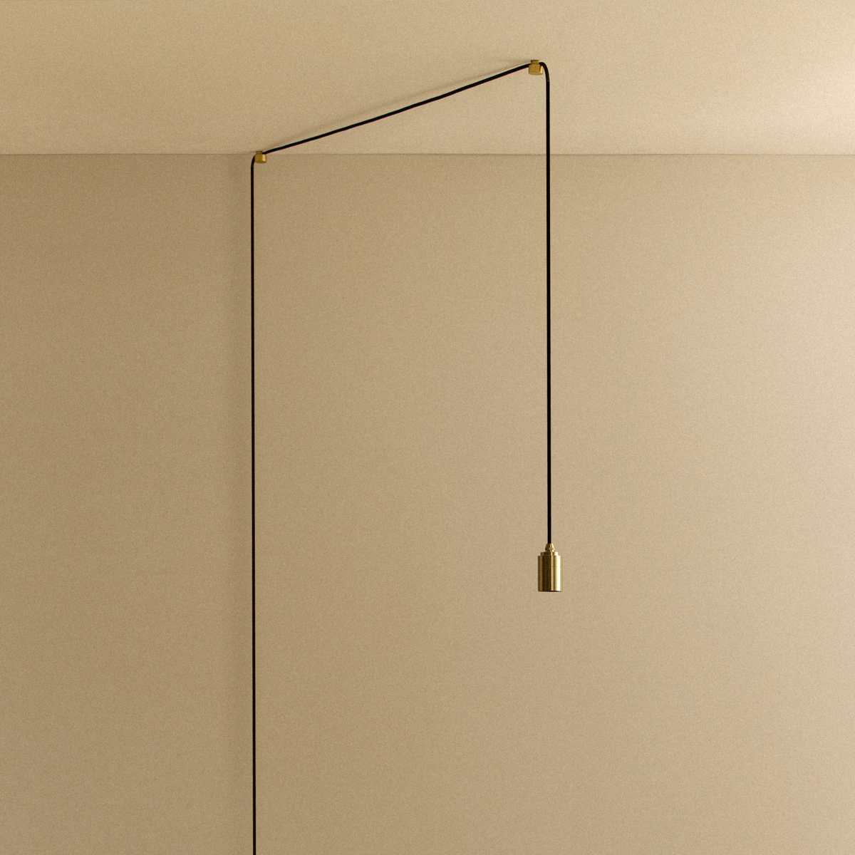 Tala Plug-In Pendant in Brass