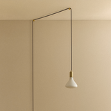 Tala Noma Plug-In Pendant Light in Brass