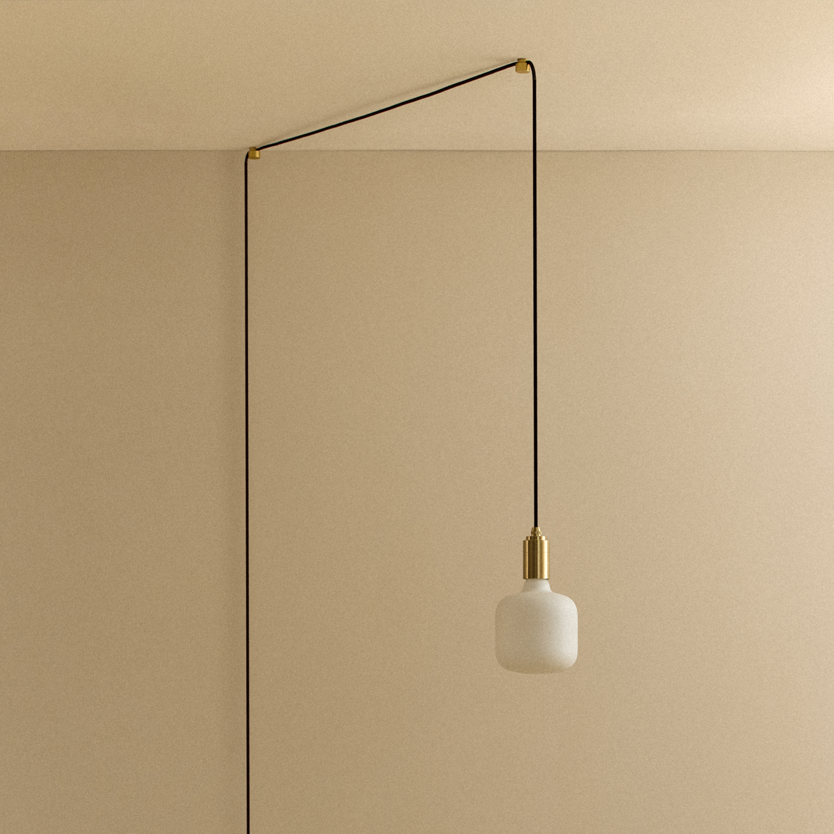 Tala Oblo Plug-In Pendant in Brass