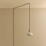 Tala Oval Dim to Warm Plug In Pendant in Brass