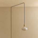 Tala Oval II Plug-In Pendant in Brass