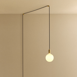 Tala Sphere IV Plug-In Pendant in Brass