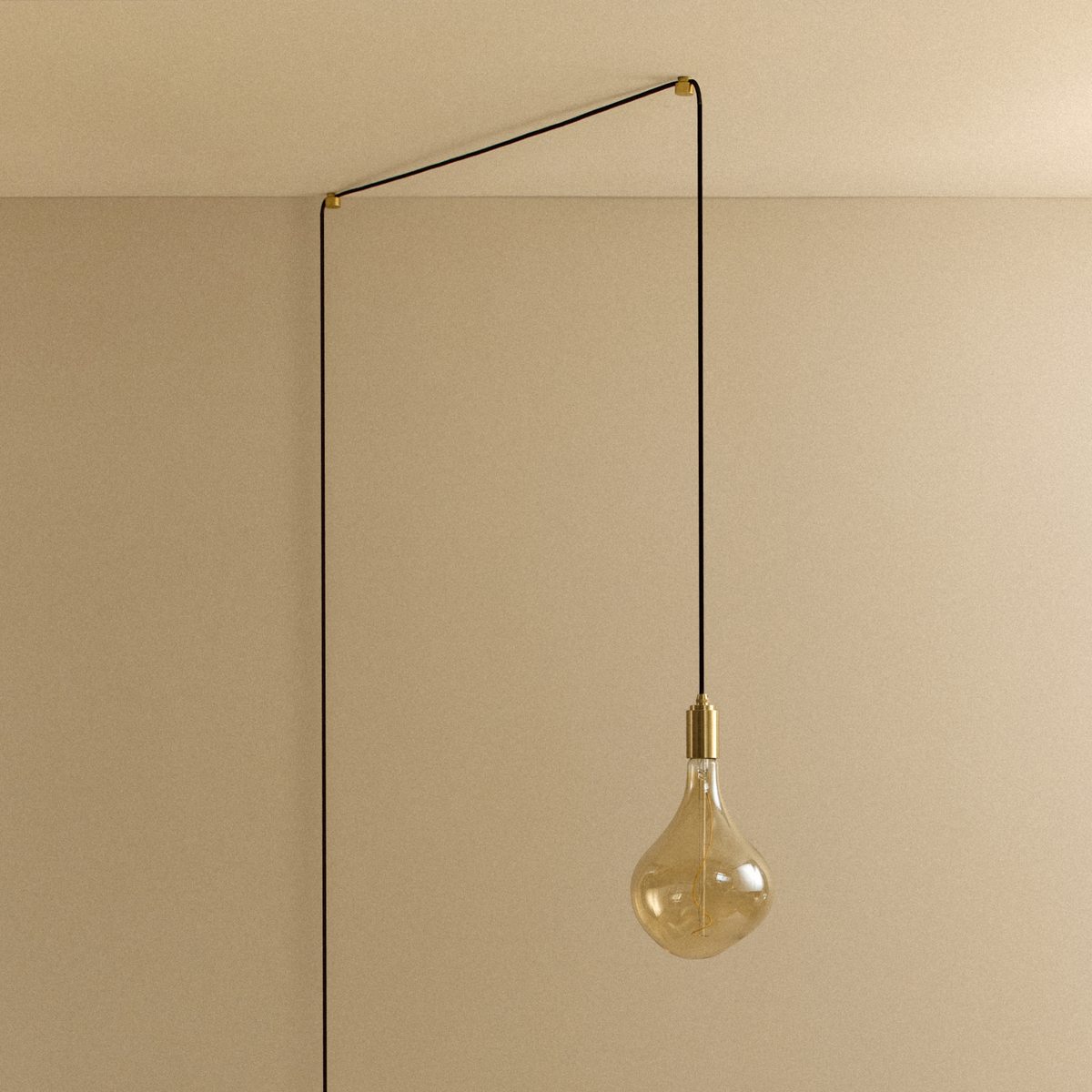 Tala Voronoi II Plug-In Pendant in Brass