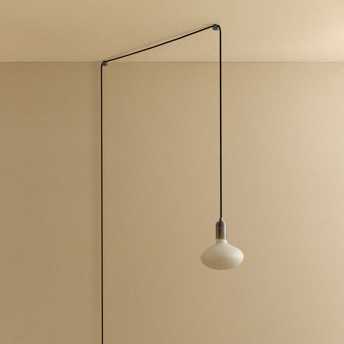Tala Oval Dim to Warm Plug In Pendant in Graphite