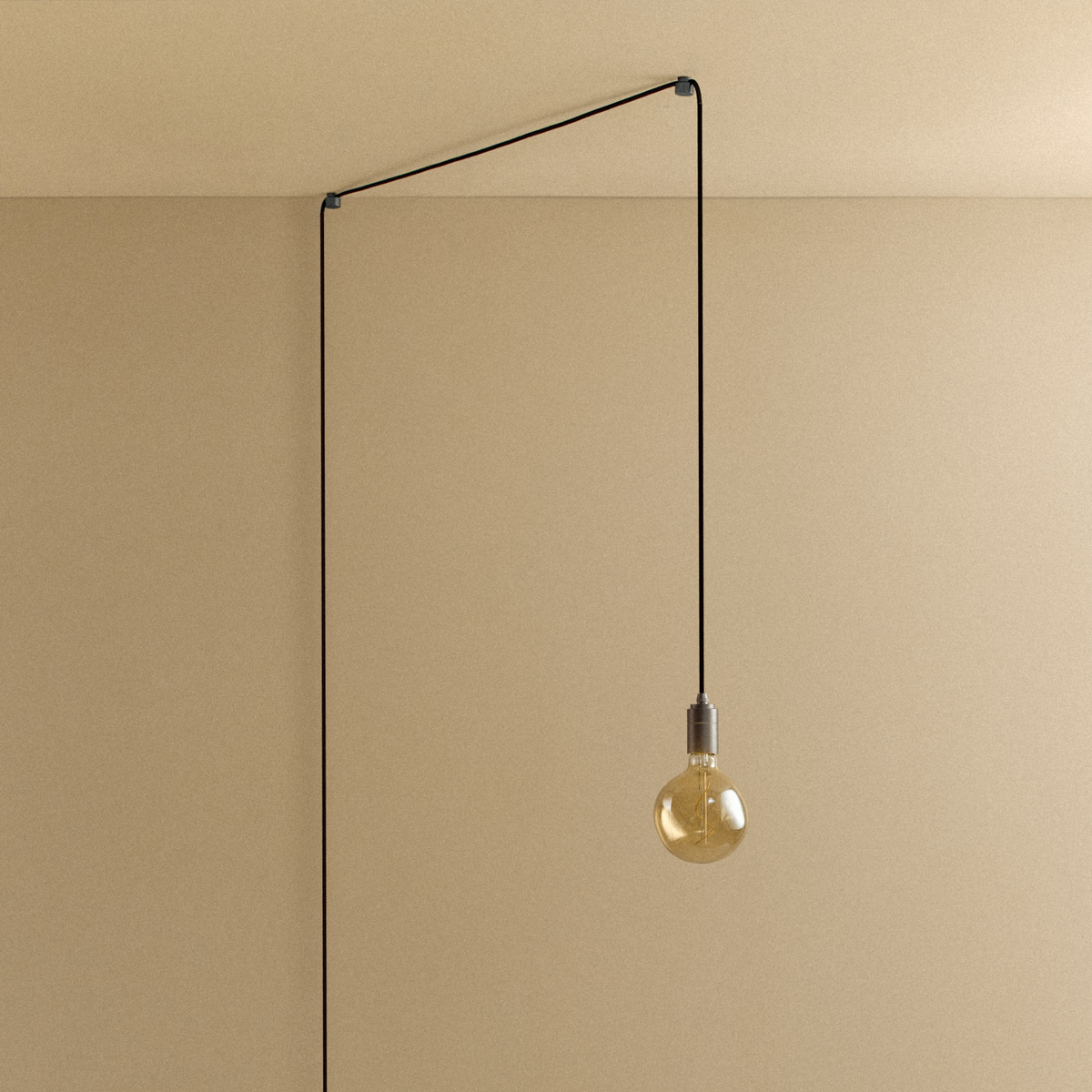 Tala Voronoi I Plug-In Pendant in Graphite