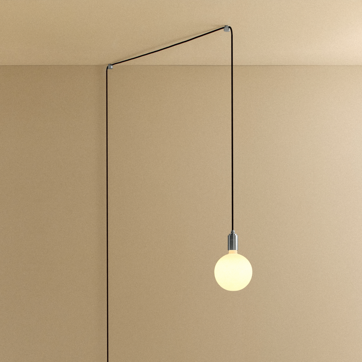 Tala Sphere IV Plug-In Pendant in Stainless Steel