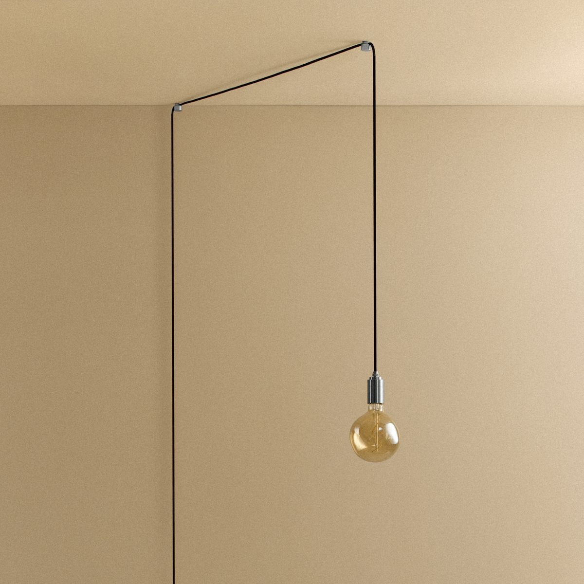Tala Voronoi III Plug In Pendant in Stainless Steel