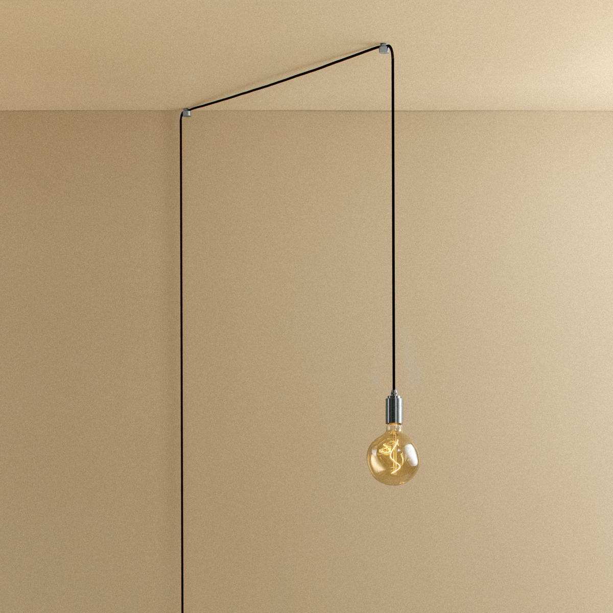 Tala Voronoi III Plug In Pendant in Stainless Steel