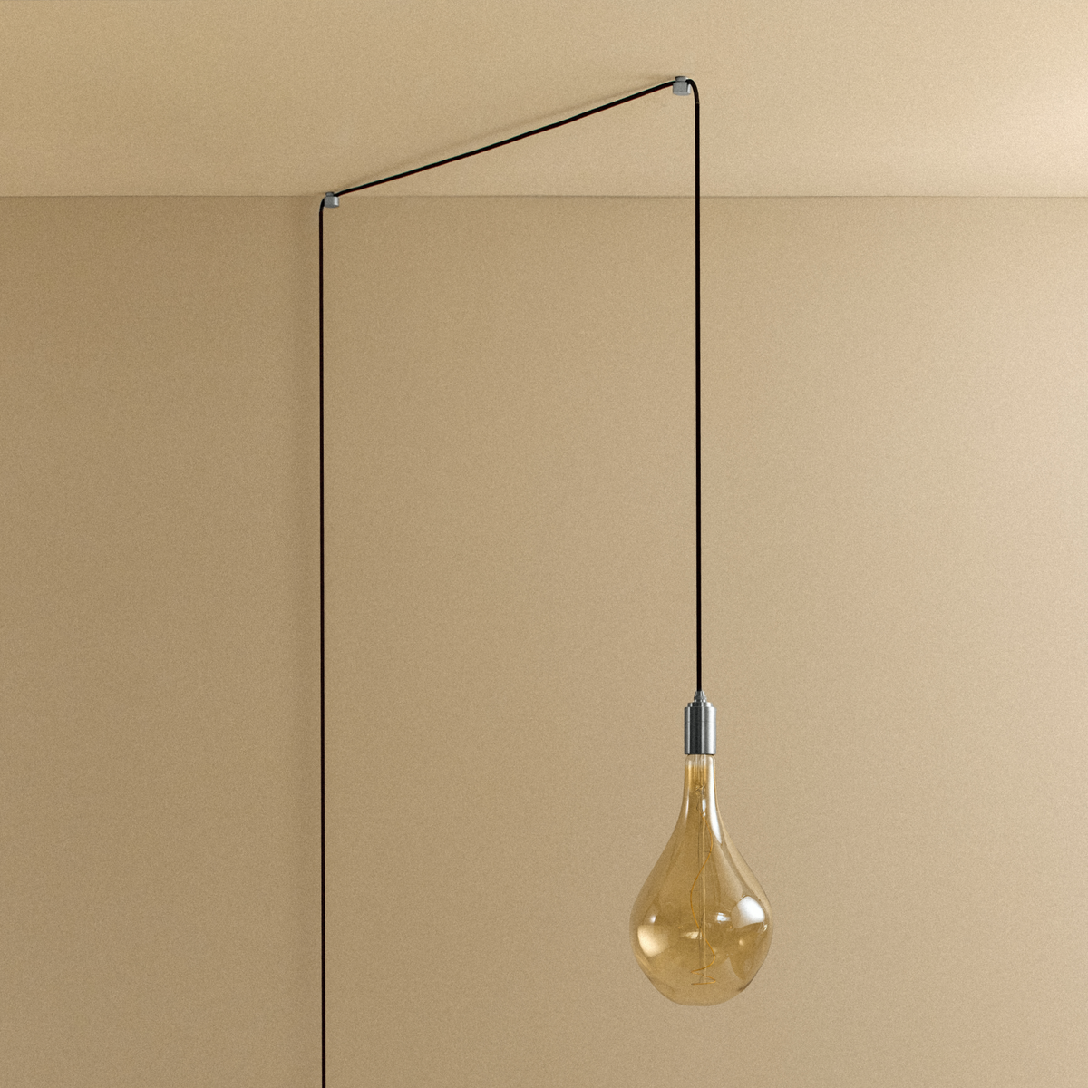 Tala Voronoi III Plug In Pendant in Stainless Steel