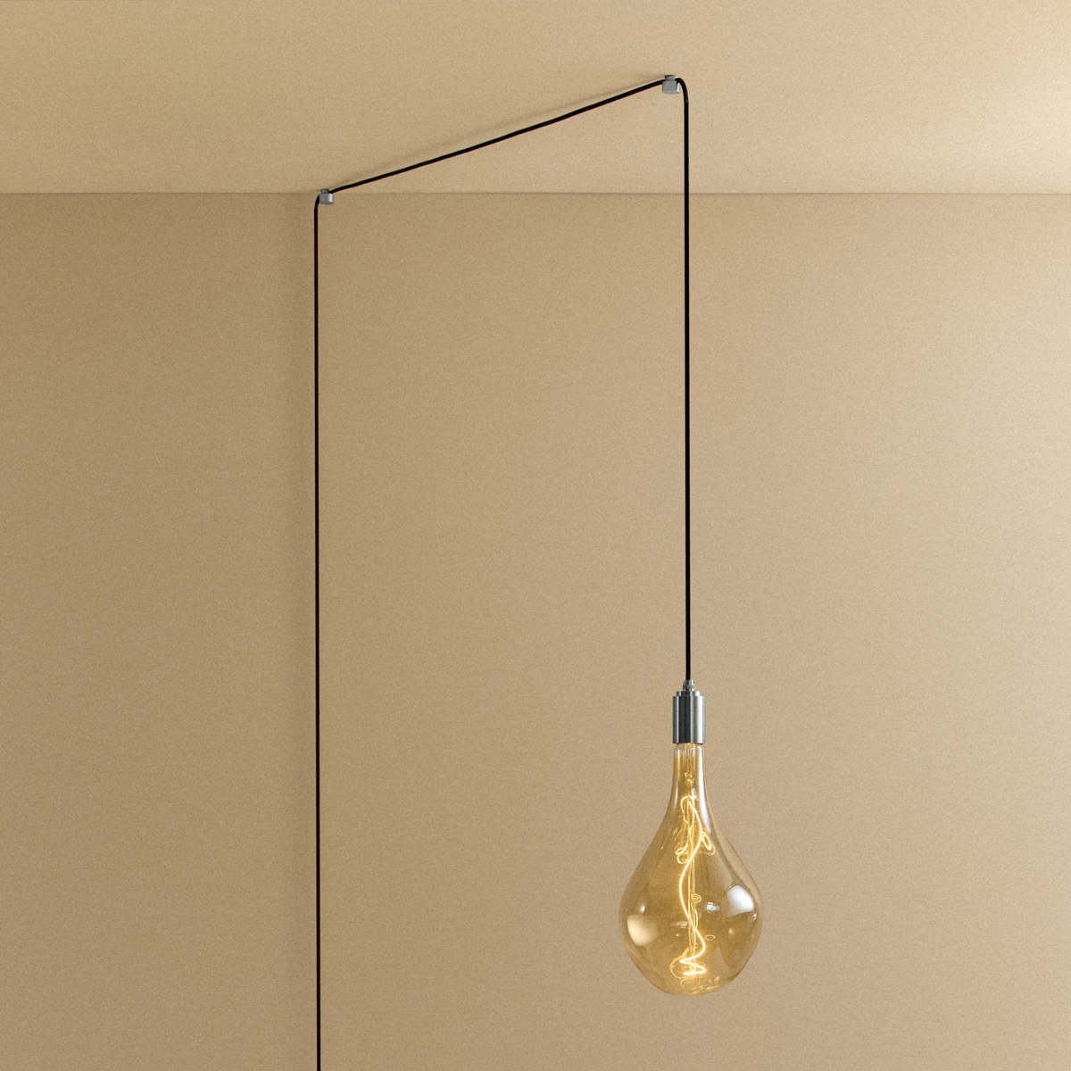 Tala Voronoi III Plug In Pendant in Stainless Steel