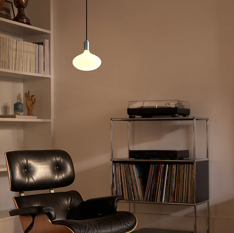 Tala Oval II Plug-In Pendant Light in Stainless Steel