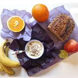 Honey Bee Good Earth Tones Plum Beeswax Wraps - Set of 3