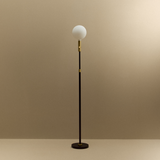 Tala Poise Adjustable Floor Lamp in Brass with Sphere V