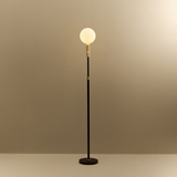 Tala Poise Adjustable Floor Lamp in Brass with Sphere V