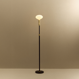 Tala Poise Floor Lamp Brass + Oval II