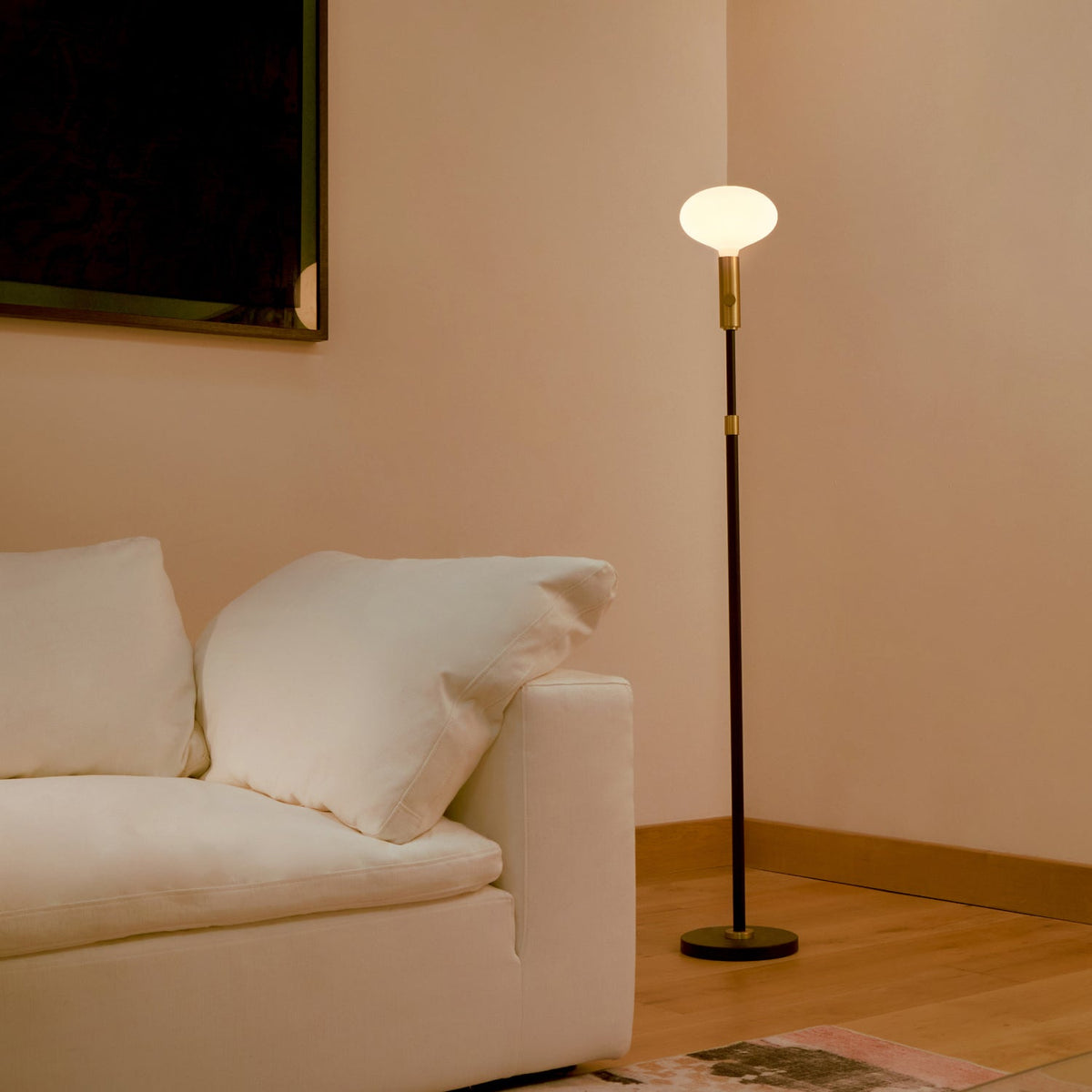 Tala Poise Adjustable Floor Lamp in Brass