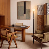 Tala Poise Floor Lamp Brass + Oval II