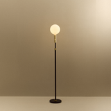 Tala Poise Adjustable Floor Lamp in Brass with Sphere V