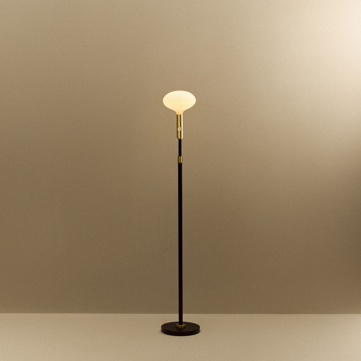 Tala Poise Floor Lamp Brass + Oval II