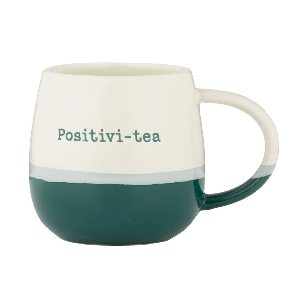 Price & Kensington Stoneware Positivi-Tea Mug, 34cl